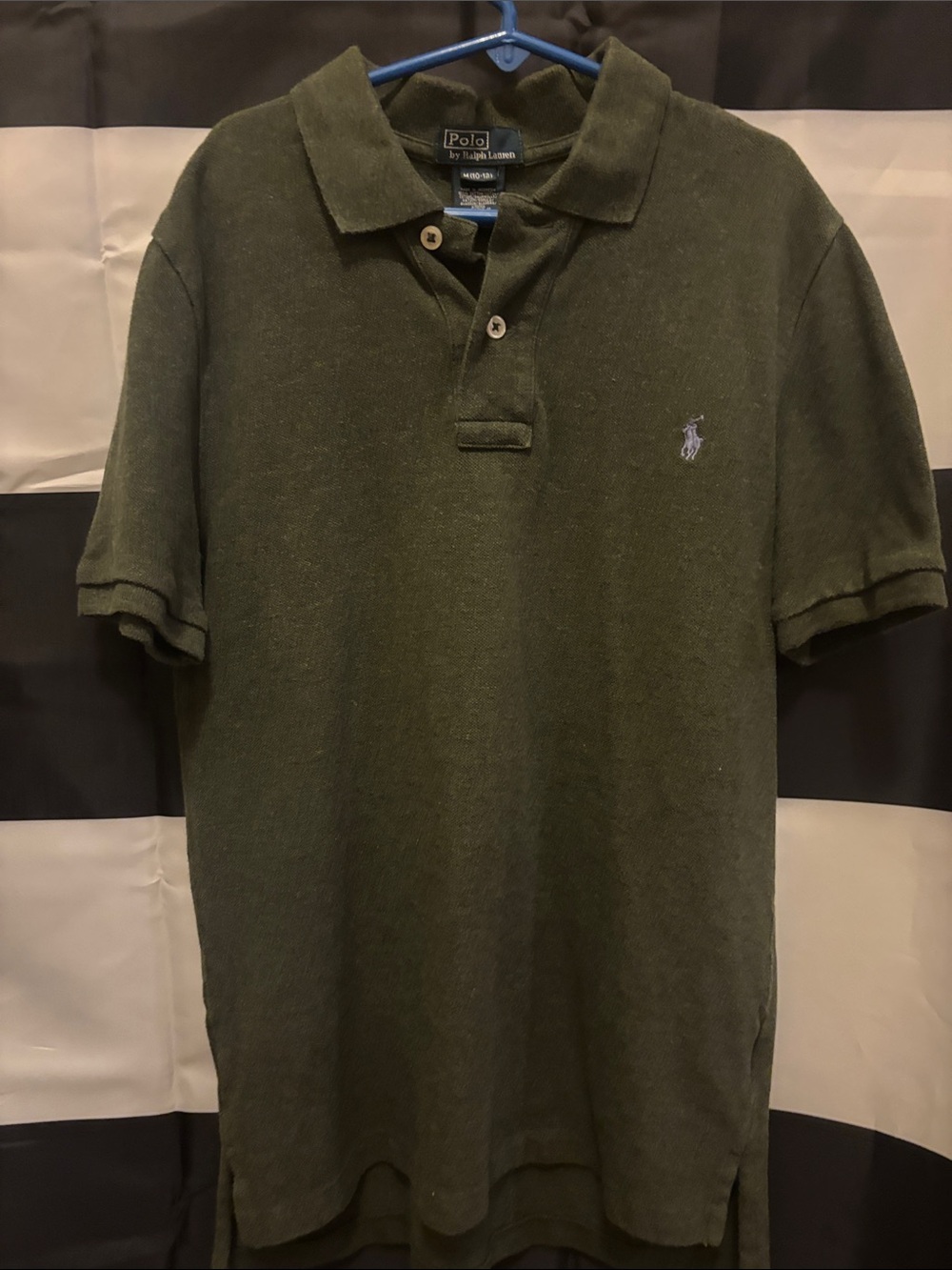 Polo by Ralph Lauren Dark Olive Polo Shirt with Embroidered Pony